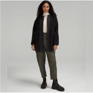 Lululemon Collarless Textured Fleece Full Zip